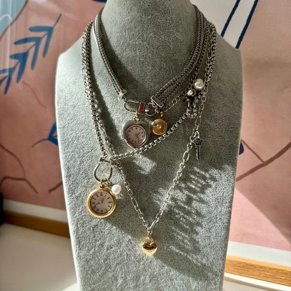 Zara pack of 3 watch and charm necklace - Picture 4 of 4